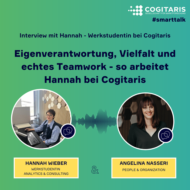 Hannah, Werksstudentin bei Cogitaris