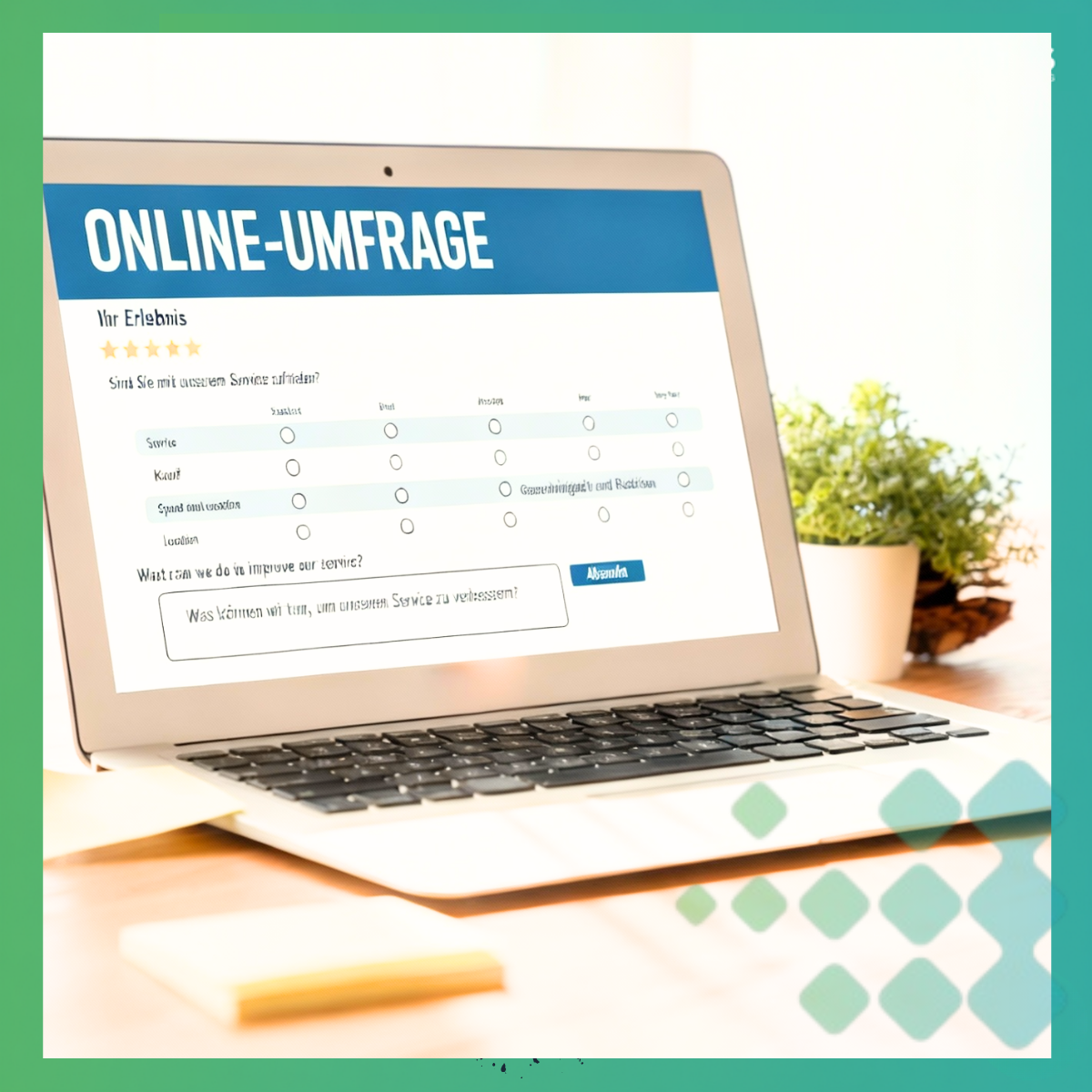 Thema Fragebogenerstellung für Online-Befragungen