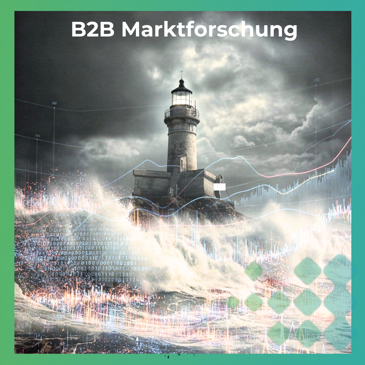 Ein Leuchtturm im Datenmeer: DIe B2B Marktforschung